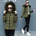 Parka Coat Factory - OEM Custom Winter Cotton-Padded Fur Collar Jacket