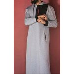 Men Thobe Manufacturer - OEM Custom Long Sleeve Casual Hoodie Kaftan