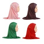 Muslim Kid Hijab Factory - OEM Custom One Piece Amira Instant Scarf