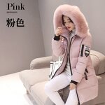 Padded Jacket Factory - OEM Custom Fashion Big Hair Collar Large Size