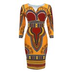 Maxi Dress Factory - OEM Custom Big Elastic African Dashiki Print