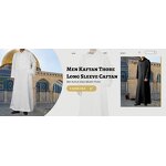Men Thobe Factory - OEM Custom Long Sleeve Hooded Morocco Kaftan