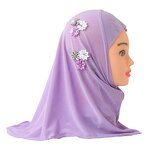Muslim Scarf Factory - OEM Custom Ice Silk Kids Full Cover Hijab