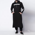 Men Kaftan Manufacturer - OEM Custom Winter Zip Hooded Arab Clothing