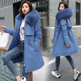 Winter Coat Factory - OEM Wholesale Lady Fur Collar Thick Parka