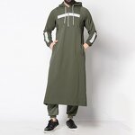Men Kaftan Manufacturer - OEM Custom Winter Zip Hooded Arab Clothing