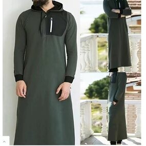 Thobe Manufacturer - OEM Custom Plus Size Muslim Hoodie Fabric