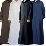 Men Kaftan Factory - OEM Custom Muslim Hooded Loose Casual Abaya