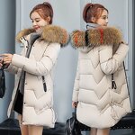 Down Jacket Manufacturer - OEM Custom Faux Fur Collar Slim-Fit Puffer