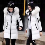 Padded Jacket Factory - OEM Custom Fashion Big Hair Collar Large Size