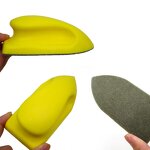 Car Wash Nano Cleaning Brush Factory - OEM High Selling 55120mm Yellow Detailing