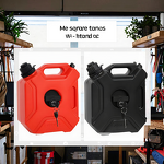 Anti-Static Explosion-Proof Gasoline Tank Manufacturer - OEM 5L Iron Portable Black Red