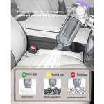 Handheld Car Vacuum Cleaner Manufacturer - OEM 16000Pa Brushless 4 Nozzles USB