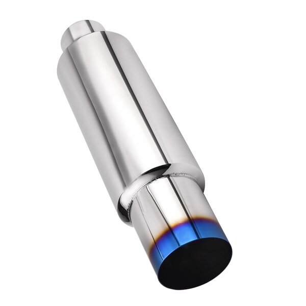 Car Exhaust Pipe Muffler Tip Factory - OEM Universal HKS BMW Round Burnt Blue