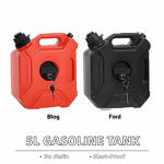 Anti-Static Explosion-Proof Gasoline Tank Manufacturer - OEM 5L Iron Portable Black Red
