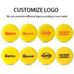 Car Detailing Sponge Pad Factory - OEM Yellow Soft Wax Polish Foam Clean Buffer