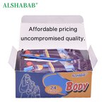 Medical Razor Factory - OEM Custom 24pcs/Box Single Blade Straight