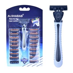 Shaving Razor Set Factory - OEM High Quality 3-Triple Blade 1+10 Heads