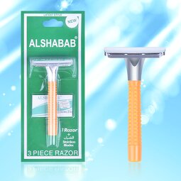 Carbon Steel Razor Manufacturer - OEM Hot Sale Double Edge Plastic Handle