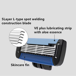 Razor Manufacturer - OEM Factory Wholesale 5 Blade Aloe Strip Stainless