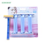 Disposable Razor Factory - OEM Custom Single Blade with Comb 6pcs/card