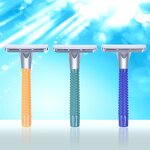 Carbon Steel Razor Manufacturer - OEM Hot Sale Double Edge Plastic Handle