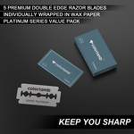 Safety Razor Blade Set Manufacturer - OEM Custom Super Platinum 50 PCS