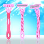 3 Blade Razor Factory - OEM Factory Wholesale Sensitive Rubber Handle