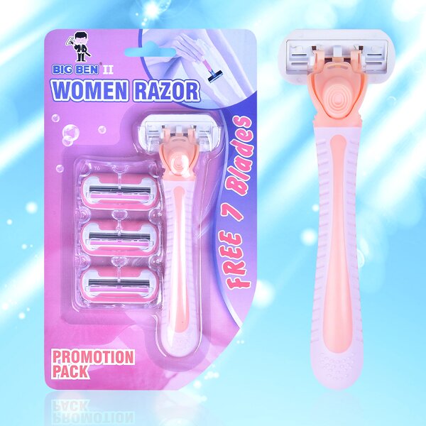Lady Shaving Razor Factory - OEM Replaceable Triple Blade Underarm