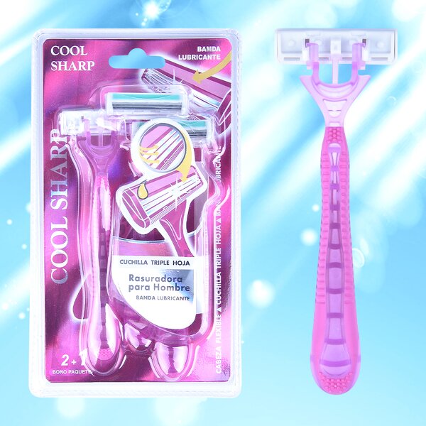 Disposable Razor Factory - OEM Wholesale Hot Sale Triple Blade 3pcs/Pack