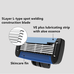 Men's Razor Factory - OEM Custom Mini 5 Layer Stainless Steel Blade