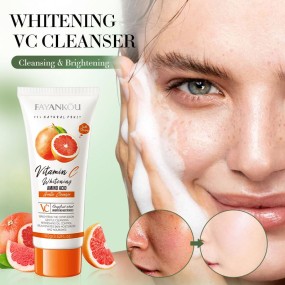 OEM FAYANKOU Private Label Amino Acid Skin Care Products Grapefruit VC Brighten Clean Skin Moisturize Whitening Face Wash