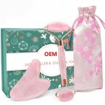 Best High Quality Private Label Original Crystal Body Massage Anti Aging Natural Rose Quartz Face Pink Jade Roller