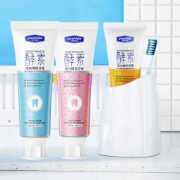 100g OEM ODM薄荷柠檬去除污渍有机活性成人牙膏