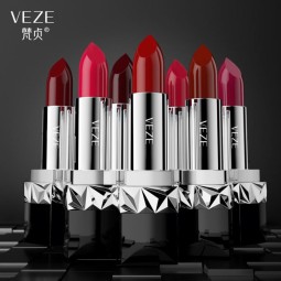 VEZE新品自有品牌彩妆天然防水哑光唇膏