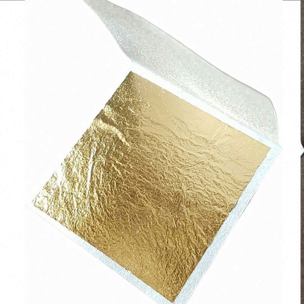 新的14*14厘米台湾B叶仿金箔纸，工艺艺术家具装饰框架天花板