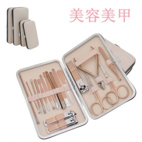 Factory Direct Supply Manicure Set for Girls Nail Clipper Set pink Manicure Set
