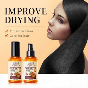 Argan Drying Nourishing Smooth and Supple Natural Oil Hair Repair Serum Cream Blush