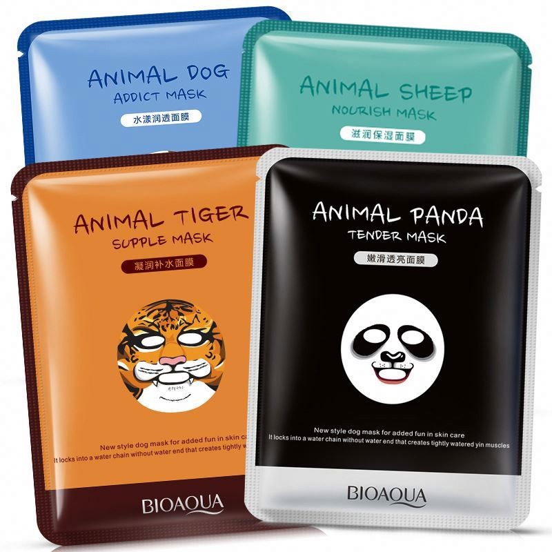 OEM ODM BIOAQUA Nourish Moisturizing Smooth Animal Facial Mask
