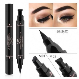 Perversion防水细点眼笔黑色定制徽标闪闪发光素食35色塑料眼影板私人标签