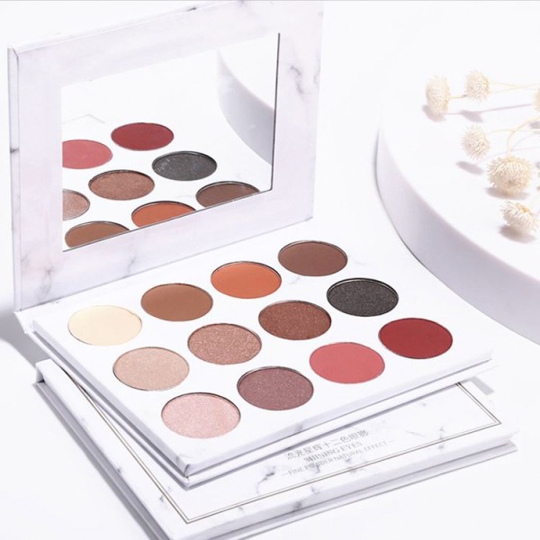 BIOAQUA工厂SENANA化妆Maquillaje迷人的12色所有在一个化妆盘眼影