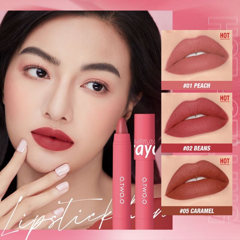 O.TWO.O New Arrival Waterproof Long Lasting Velvet Matte Lipstick Silky and Soft Matte Velvet Lipstick Pen