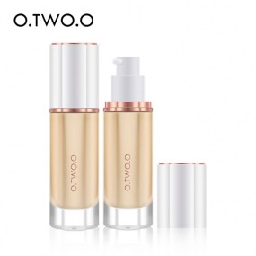 new O.TWO.O Custom logo Long Lasting Waterproof Full Cover Liquid Moisturizing Base Foundation for Wholesale