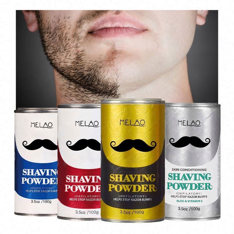 Fast Delivery Helps Stop Razor Bumps Natural Beard for Men Organic Shaving Powder Private Label Custom