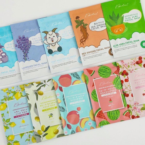 护肤产品韩国化妆品批发天然植物水果亮白功能深层保湿美白面膜