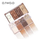 全新O.TWO.O彩妆柔滑肌肤自然3D效果轮廓粉调色板4色