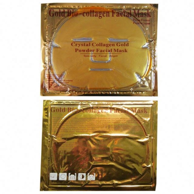 Wholesale 24k Gold Collagen Face Mask Crystal Facial Mask