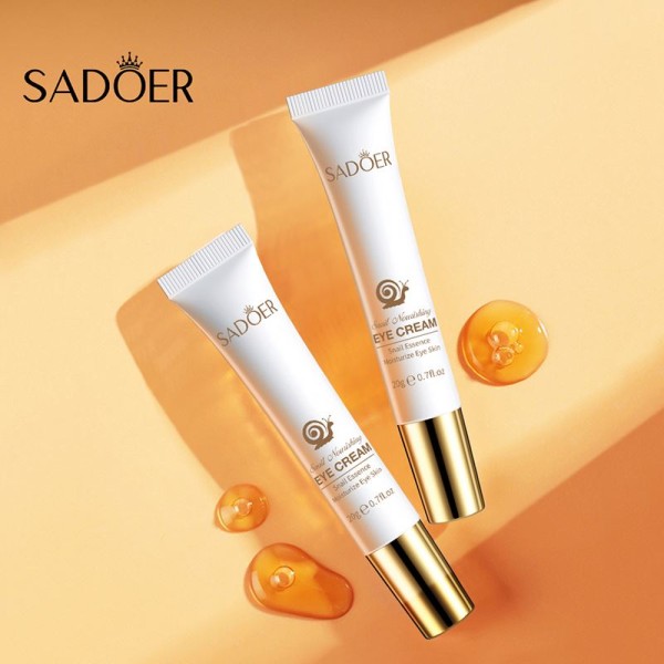 新SADOER自有品牌蜗牛精华紧致抗皱抗衰老眼霜