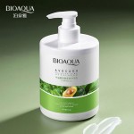 OEM Bioaqua私人标签鳄梨保湿，明亮，光滑美容头发手身体护肤套装