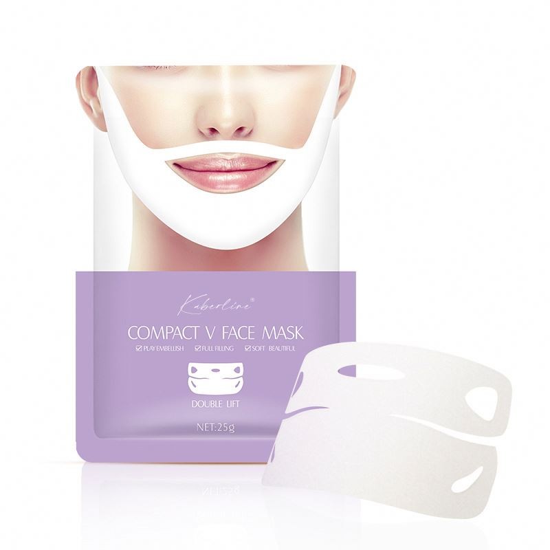 Hot Selling Small V Face Lift Tightening Beauty Facial Mask Moisturizing Hydrating Double Hanging Ear Collagen Lift Mask